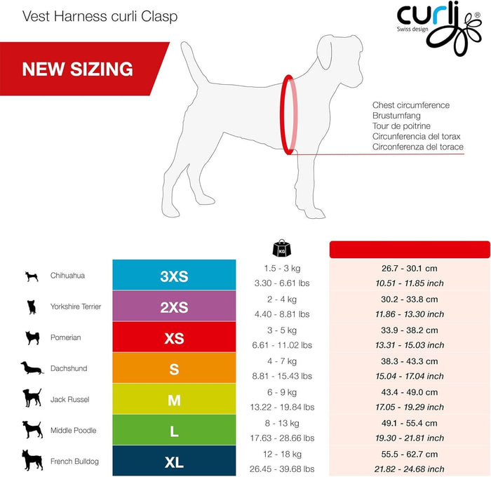 Dog Curli Air Mesh Clasp Moss Vest Harness