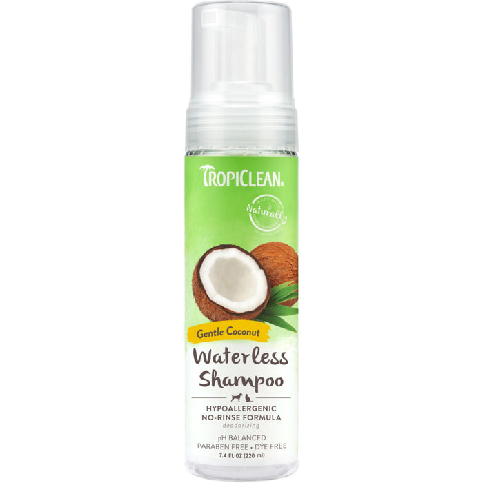 Dog Tropiclean Pet Hypoallergenic Waterless Shampoo (7.4oz)