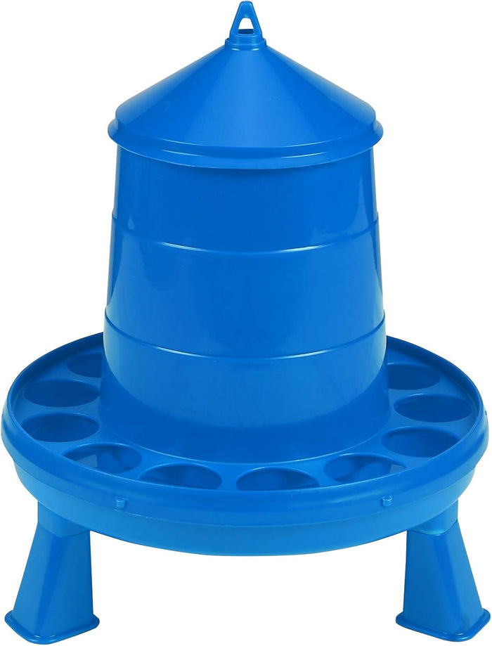 Double-Tuf Poultry Starter Feeding & Watering Kit – 3 Quart Waterer + 4 lb Feeder with Removable Legs