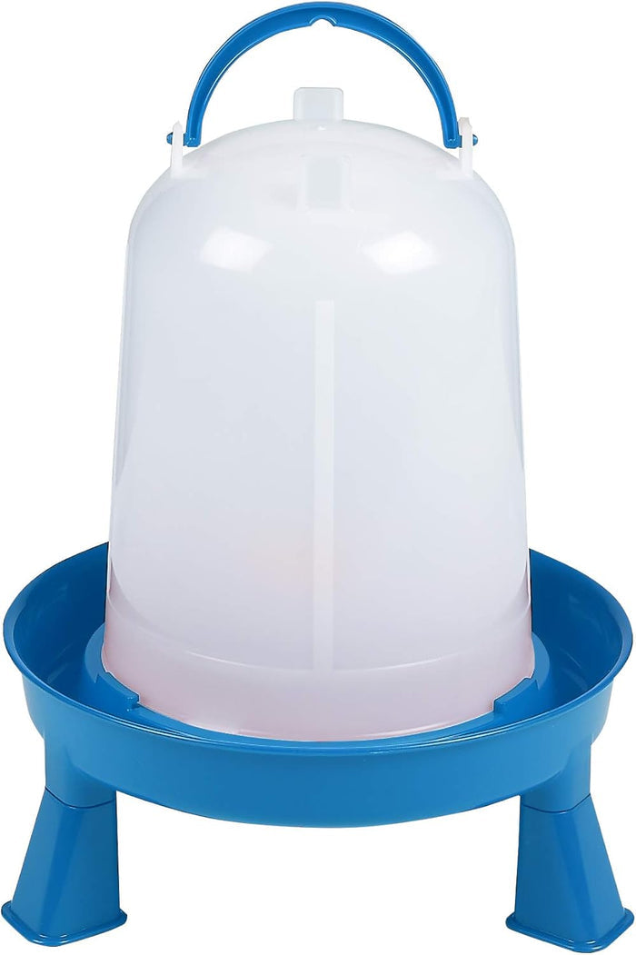 Double-Tuf Poultry Starter Feeding & Watering Kit – 3 Quart Waterer + 4 lb Feeder with Removable Legs