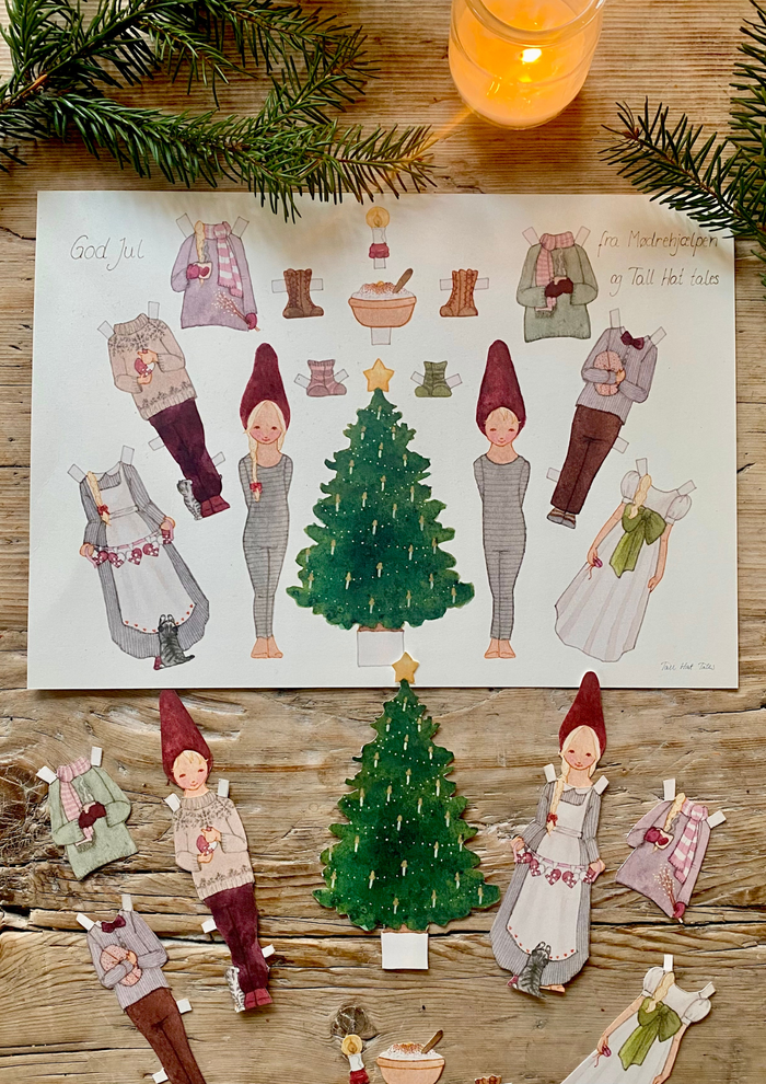 Dress-up Elves Paper Craft: NEW ARRIVAL