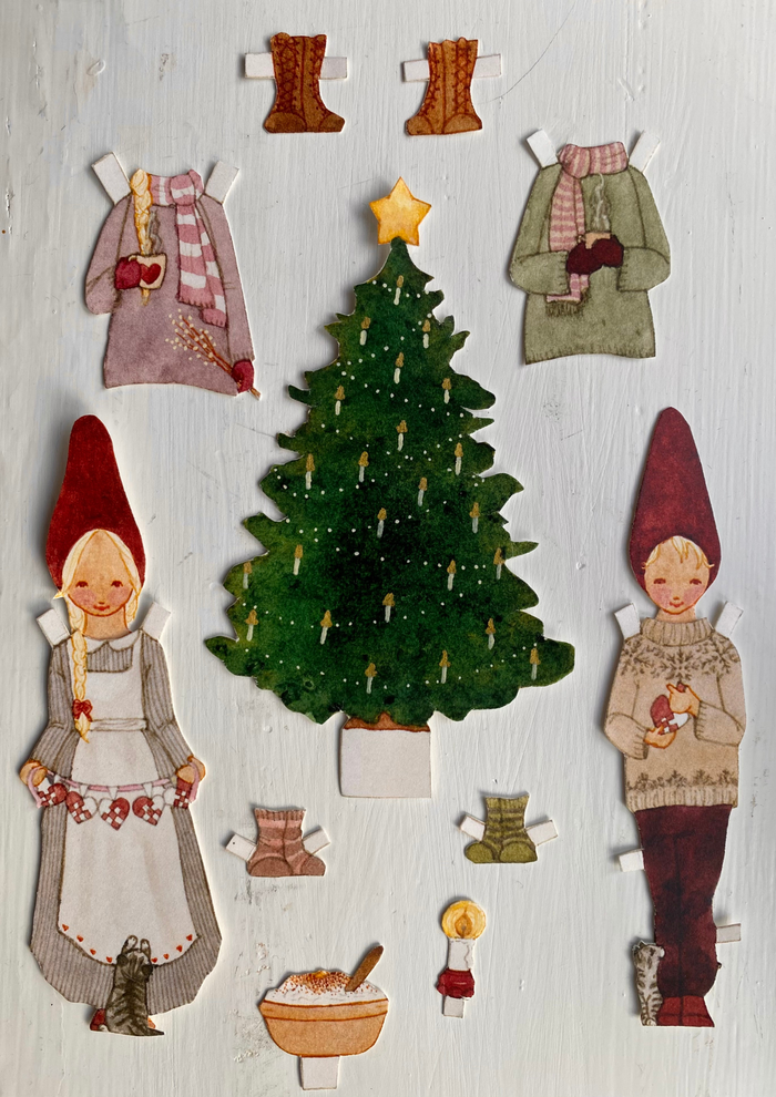 Dress-up Elves Paper Craft: NEW ARRIVAL