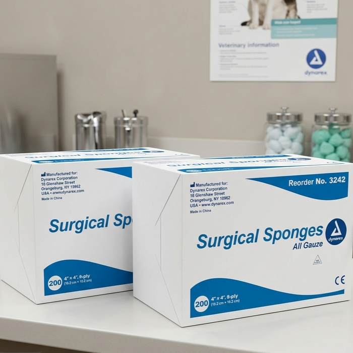 Dynarex Non-Sterile Medical Gauze Sponges First Aid Supply 4x4 200 Count 2-Pack