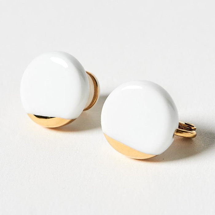 [EARRINGS] MOON | IMARI-ARITA WARES | 6.KILN