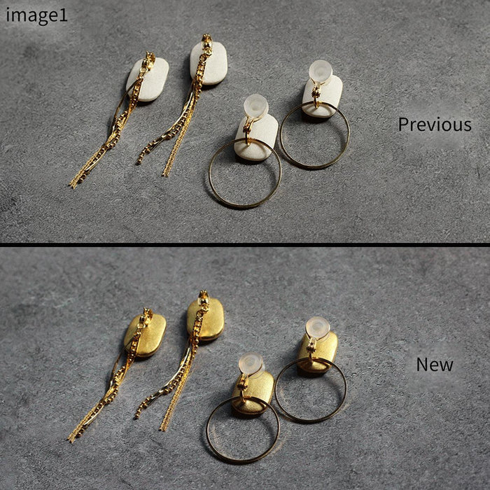 [EARRINGS] WHITE PORCELAIN SILVER | IMARI-ARITA WARES | 6.KILN