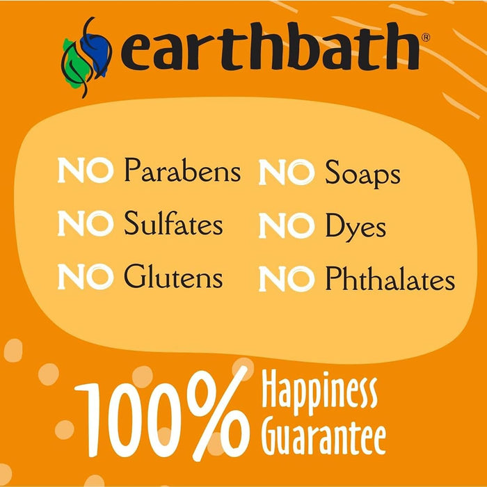 Earthbath Tushy Pet Wipes Rosemary & Chamomile Cruelty-Free 100 Count 2-Pack