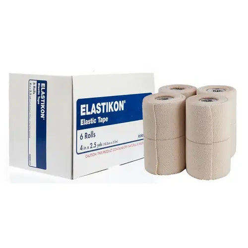 Elastikon Elastic Adhesive Tape Cotton Support Wrap 4" x 2.5 Yards Animals Livestock 6-Pack