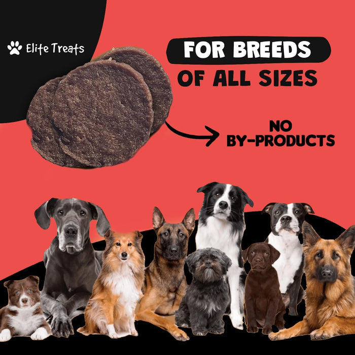 Elite Treats Turkey Dog Treats USA Made Perfect Training Treats 6 oz. 2-Pack