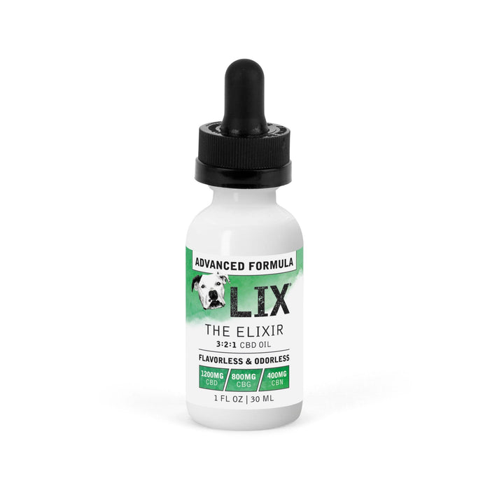 CBD oil  elixir for senior dogs advanced formula for joint support and calm behavior