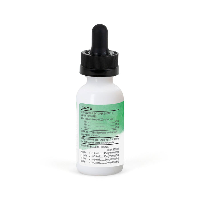 high potency CBD oil elixir for senior dogs for mobility and anxiety support