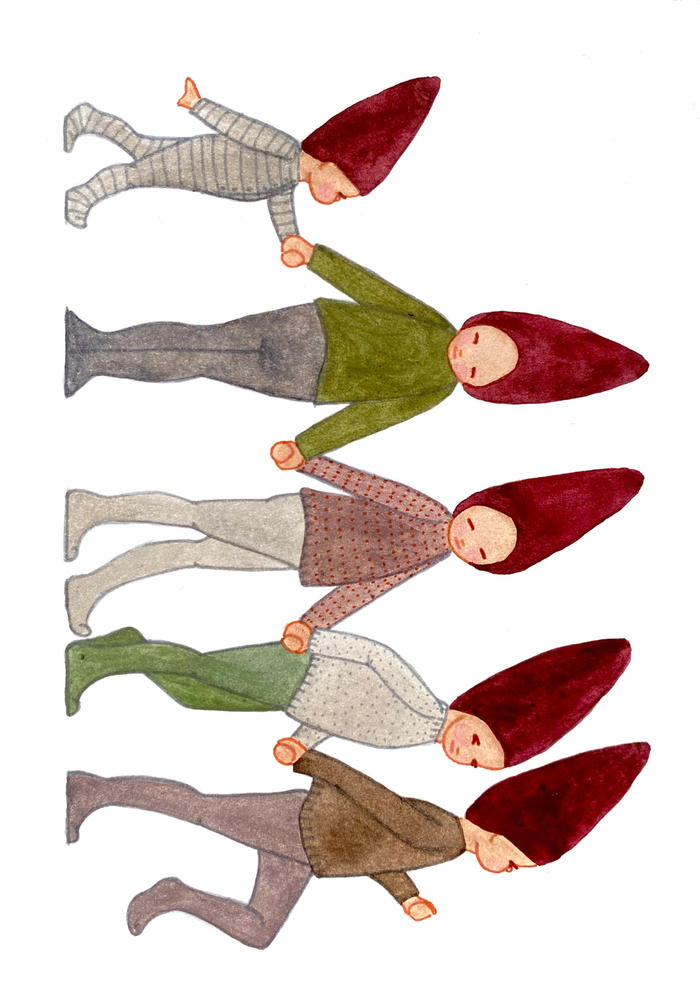 Elves Gang 2 Paper Christmas Garland: NEW ARRIVAL