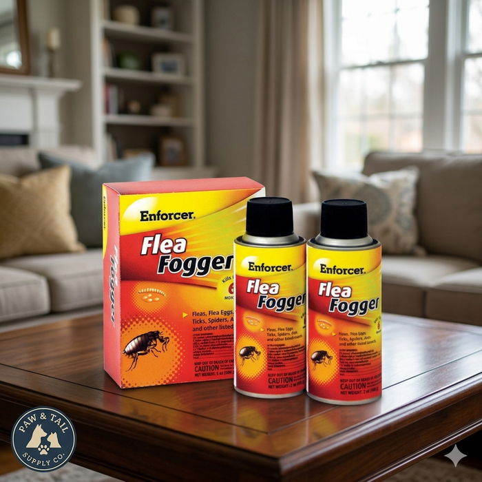 Enforcer Flea Fogger Flea & Egg Control Roaches Ants Up to 7 Months 2-Pack