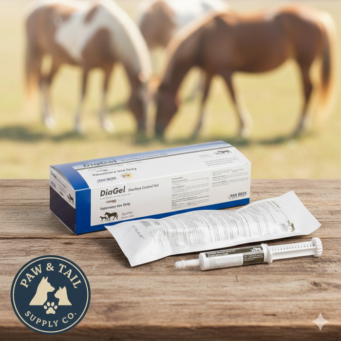 Equine DiaGel Diarrhea Control Oral Gel 30 ml Horses & Foals Digestive Support