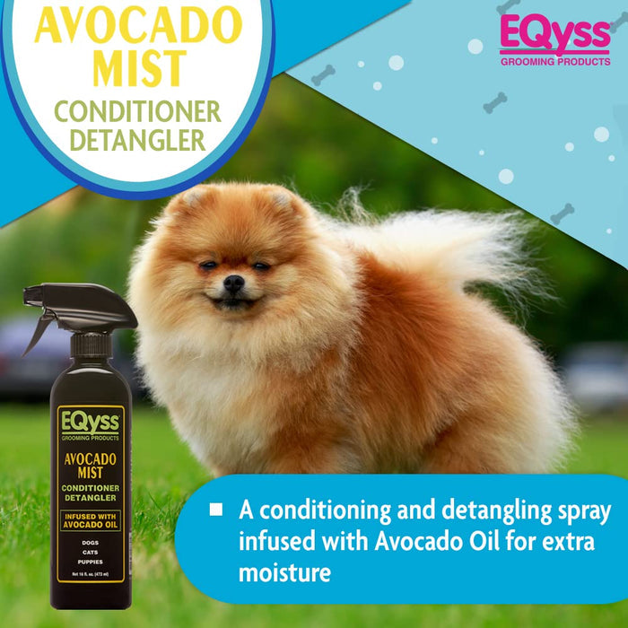 EQyss Avocado Mist Pet Conditioner – Shines, Conditions & Reduces Shedding