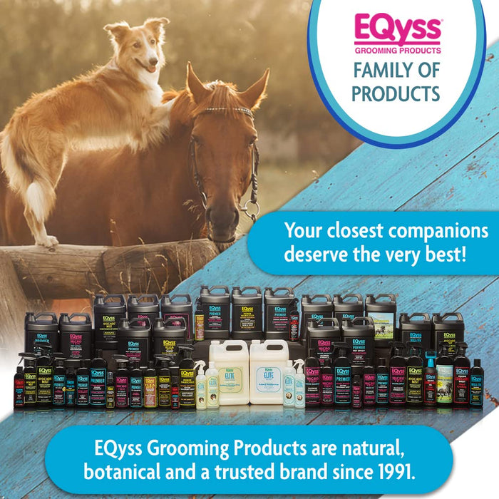 EQyss Crib-Guard Anti-Chewing Gel w/ Brush 16 oz. Aloe-Based Anti-Chew Horses