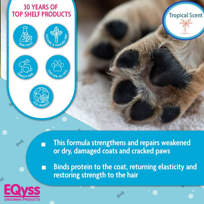 EQyss Mega-Tek Pet Coat Rebuilder – Repairs Dry Skin, Coat & Paw Pads