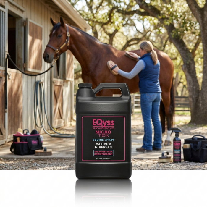 EQyss Micro-Tek Equine Spray Gallon pH Balanced Horse Skin Coat Care