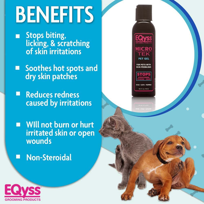 EQyss Micro-Tek Leave-On Pet Gel – Soothes Itching, Hot Spots & Dry Skin