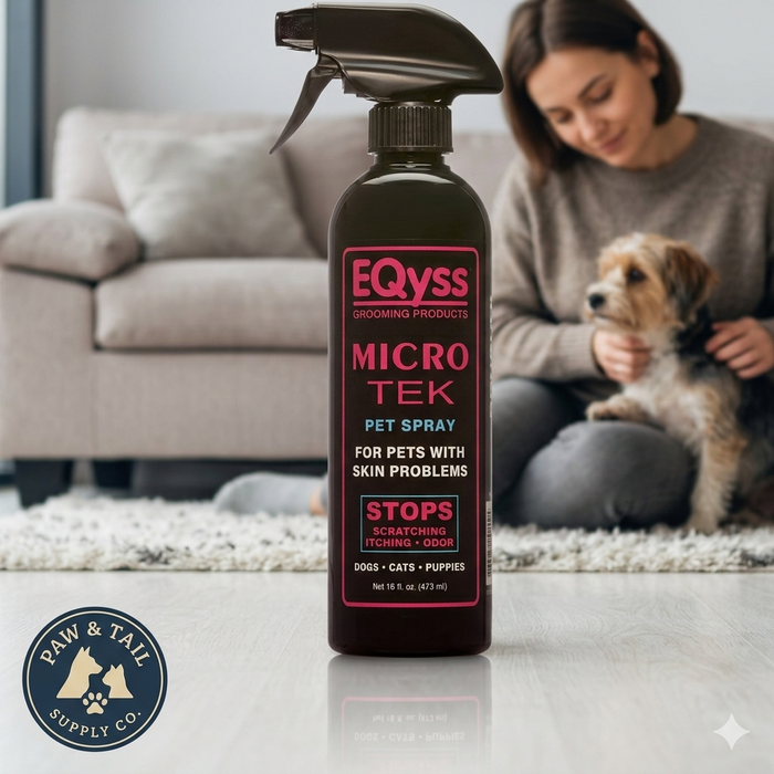 EQyss Micro-Tek Maximum Strength Medicated Pet Spray 16 oz. All Cats & Dogs