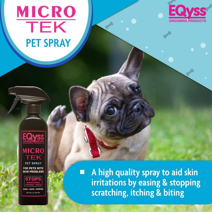 EQyss Micro-Tek Maximum Strength Medicated Pet Spray 16 oz. All Cats & Dogs