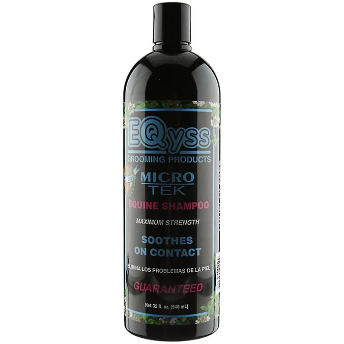 EQyss Micro-Tek Medicated Shampoo for Horses 32oz. Itch Relief Horse Grooming