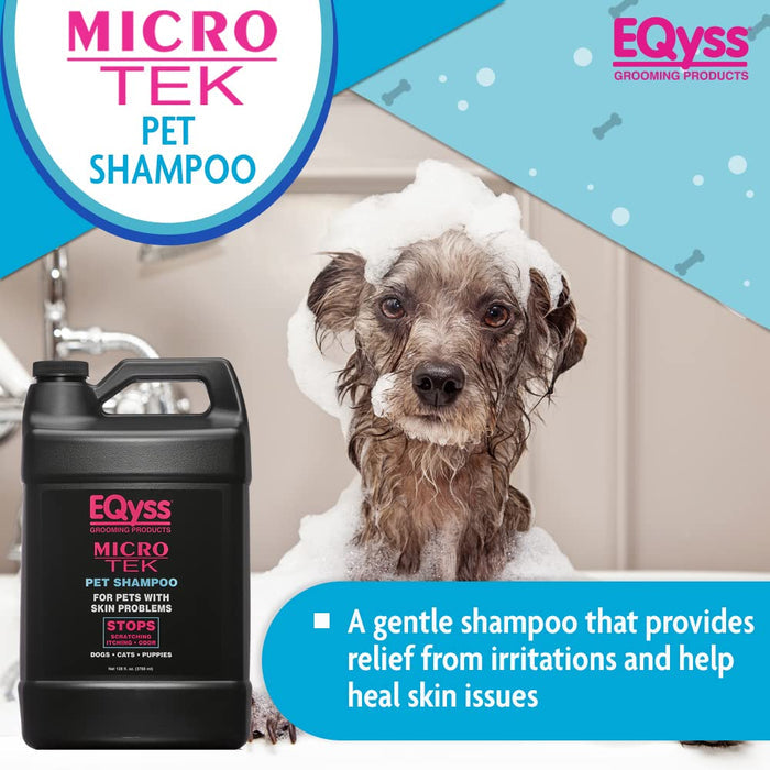 EQyss Micro-Tek Pet Shampoo – Stops Itching, Hot Spots & Odor
