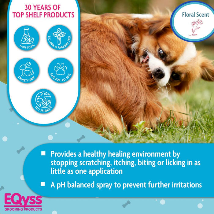 EQyss Micro-Tek Pet Spray – Stops Itching, Scratching & Odor