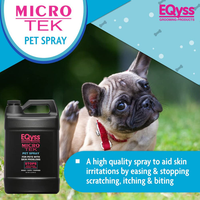EQyss Micro-Tek Pet Spray – Stops Itching, Scratching & Odor
