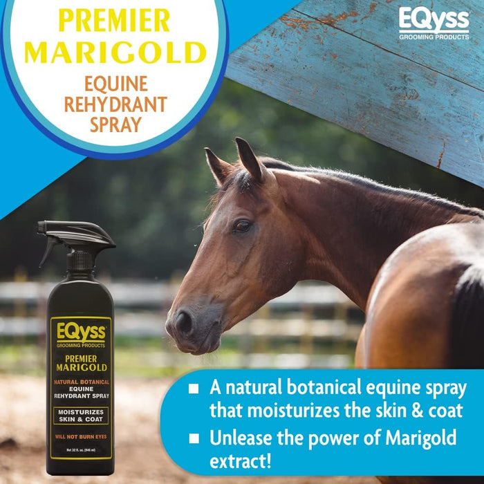 EQyss Premier Marigold Equine Coat Conditioning Moisturizing Spray 32 oz.