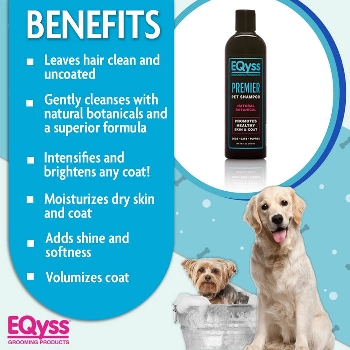 EQyss Premier Pet Shampoo – Moisturizes, Conditions & Enhances Coat Shine