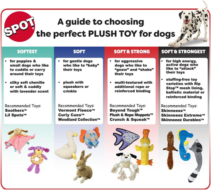 Ethical Pet Skinneeez Extreme Quilted Chipmunk Dog Toy 23" 2-Pack