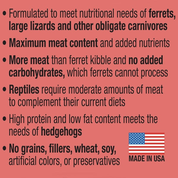 Evanger's Beef Dinner for Ferrets & Exotic Pets Grain Free 6 oz. Can 12-Pack