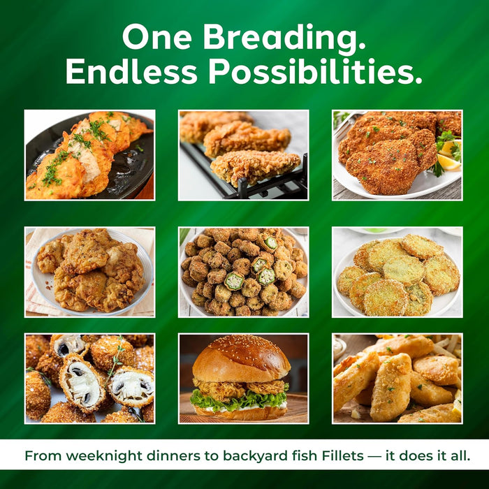 Everglades All Purpose Breading Mix 12 oz. Crispy Seafood & Fry Coating Spices