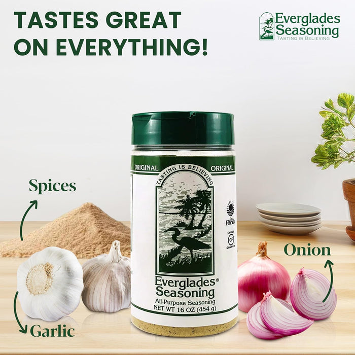 Everglades All Purpose Seasoning 16 oz. Southern Herbs & Spices Blend 6-Pack