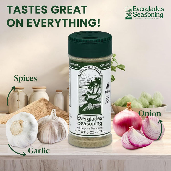 Everglades All Purpose Seasoning 8 oz. Southern Herb & Spice Blend 6-Pack