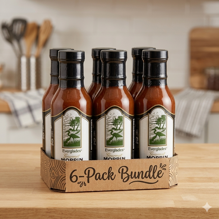 Everglades Moppin BBQ Sauce 15 oz. Southern Mustard BBQ Mop Sauce 6-Pack