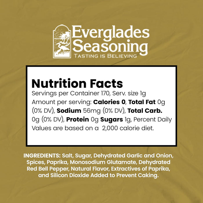 Everglades Rub Seasoning 12 oz. Sweet & Spicy BBQ Dry Rub for Meat 6-Pack