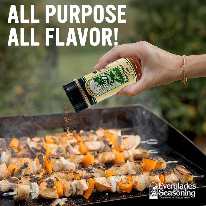 Everglades Rub Seasoning 6 oz. Sweet & Spicy BBQ Dry Rub for Meat
