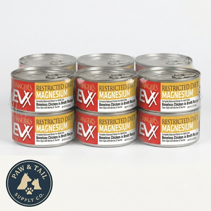 EVX Restricted Diet Magnesium Urinary Health Canned Cat Food 5.5oz 12PCK
