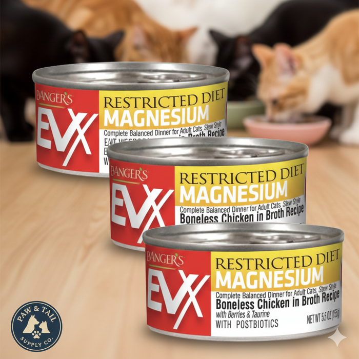 EVX Restricted Diet Magnesium Urinary Health Canned Cat Food 5.5oz 3PCK