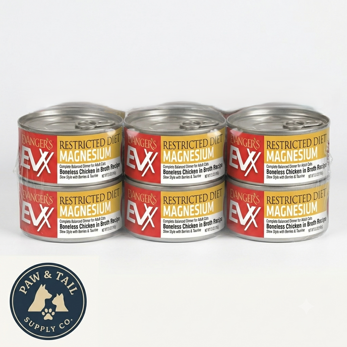 EVX Restricted Diet Magnesium Urinary Health Canned Cat Food 5.5oz 6PCK