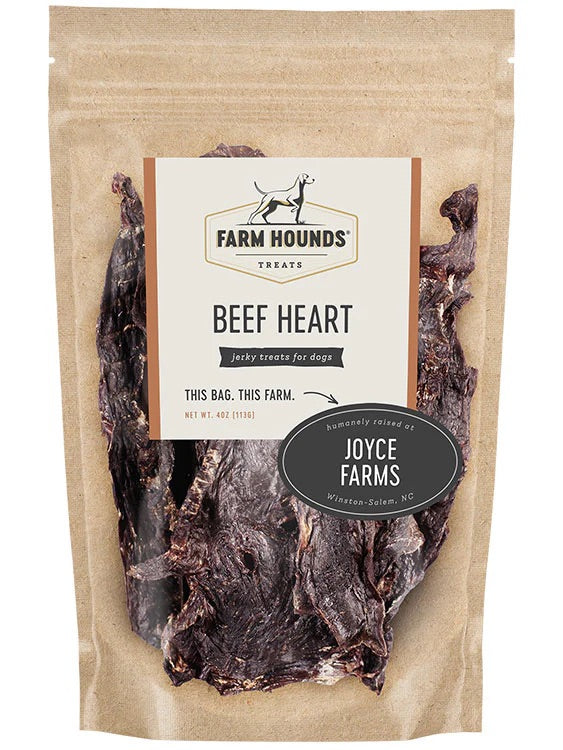 Farm Hounds Beef Heart Dog Treats 4oz