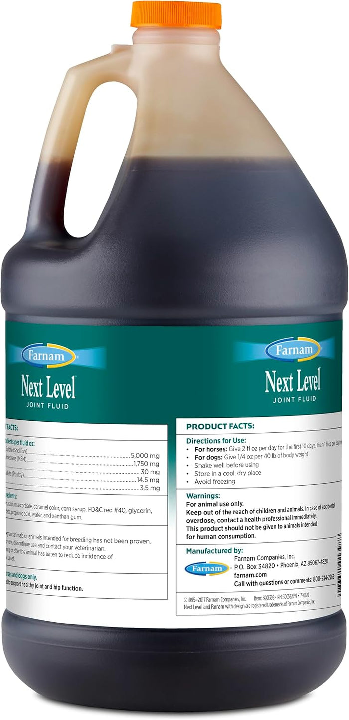 Farnam Next Level Joint Fluid Supplement for Horses & Dogs 128 oz.