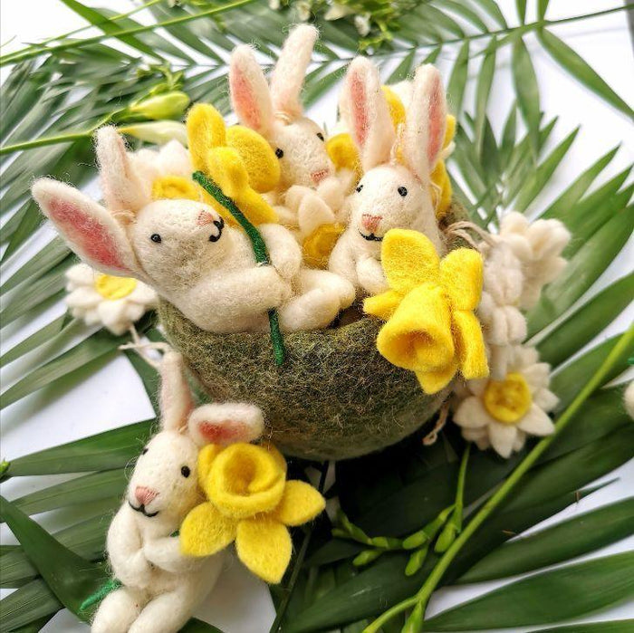 Felt Deliah Bunny.