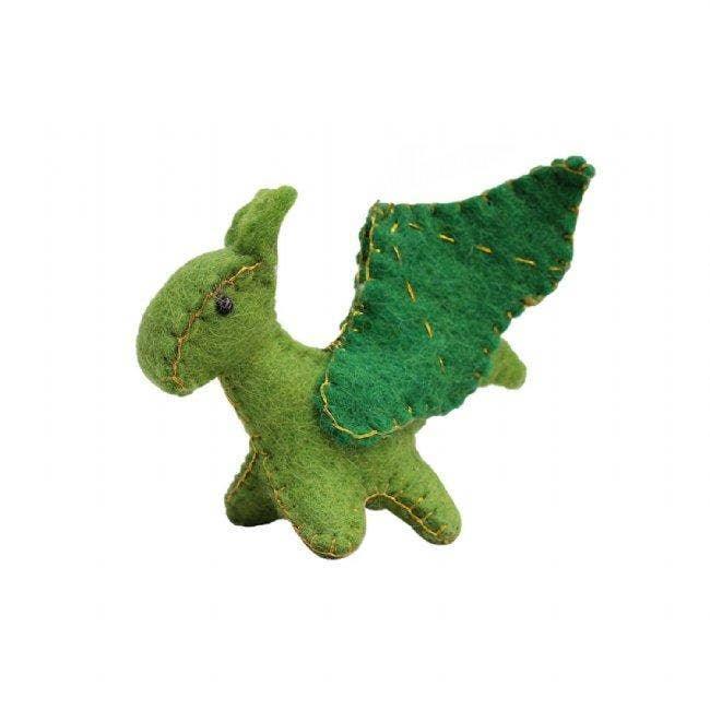Felt Forest Dragon Ornament.