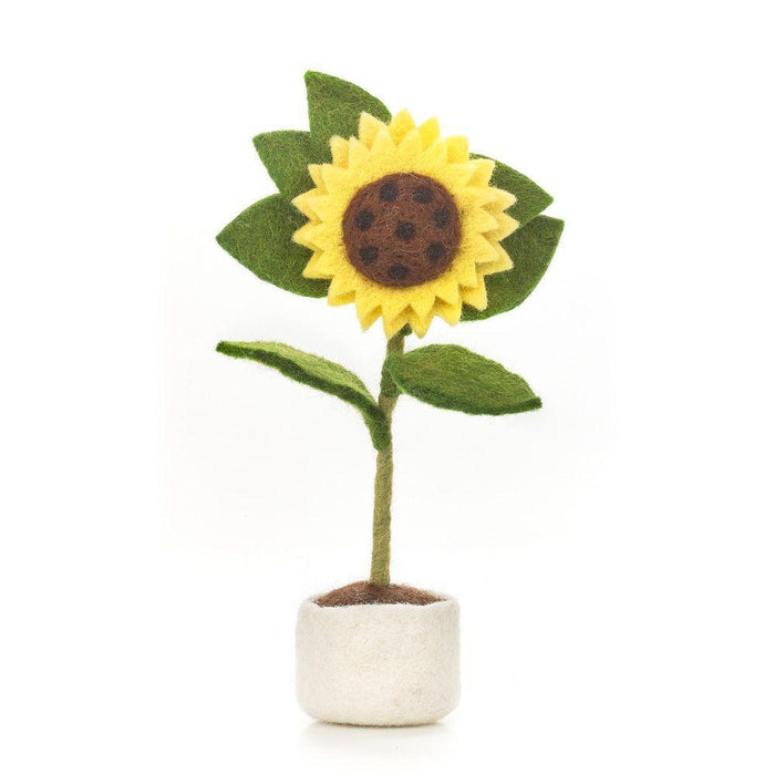 Felt Potted Sunflower Plants.