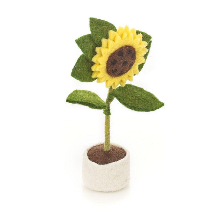 Felt Potted Sunflower Plants.