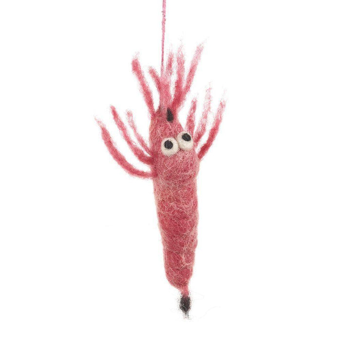 Felt Prawn Beach Collection.
