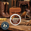 Fiebing's Mink Oil Paste 6oz. Leather Conditioner Softens Preserves Waterproofs