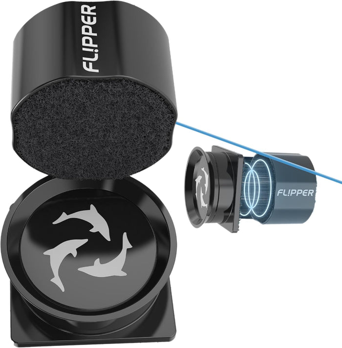 Fish Flipper Pico Black 2-in-1 Aquarium Magnet Cleaner